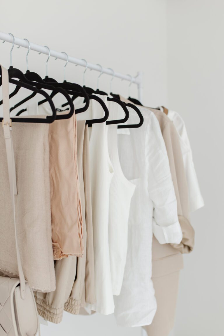 A neat organized wardrobe