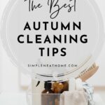 Pin Inage for Autumn Clean Tips - Best Autumn Cleaning Tips - Simple Neat Home