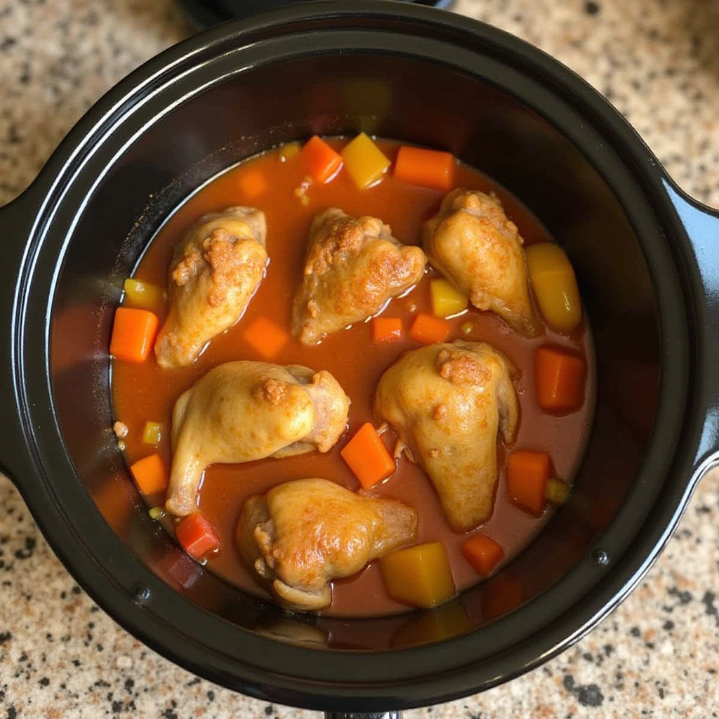 Chicken in a slow cooker