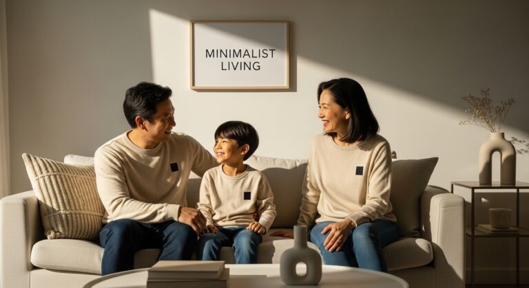 minimalist living benefits family