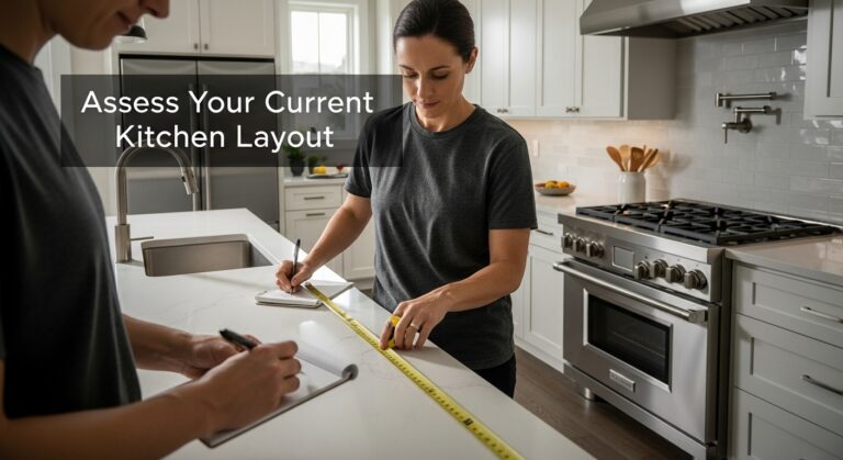assess kitchen layout