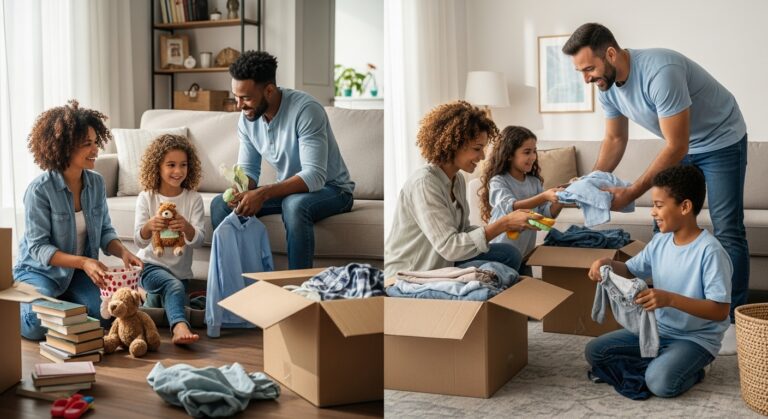 declutter challenge family home