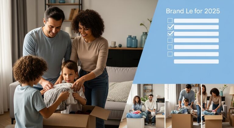 decluttering, checklist, family organizing