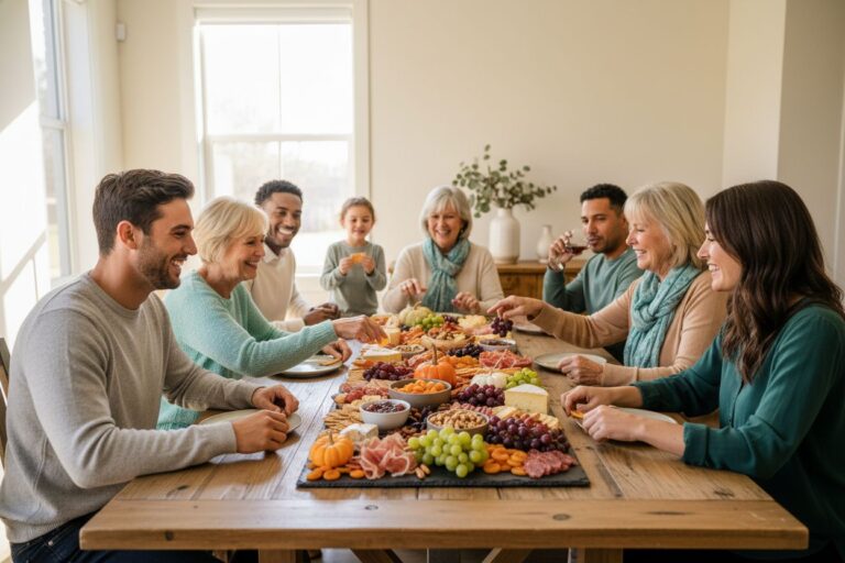 thanksgiving snack board gathering