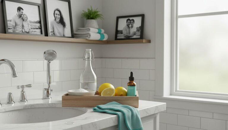 natural bathroom cleaning supplies