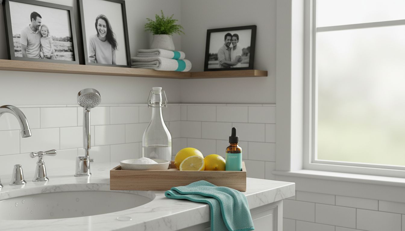 natural bathroom cleaning supplies