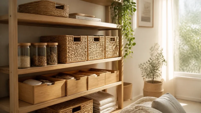 Ditch the Plastic: How to Style Your Home with Sustainable Bamboo and Seagrass Storage